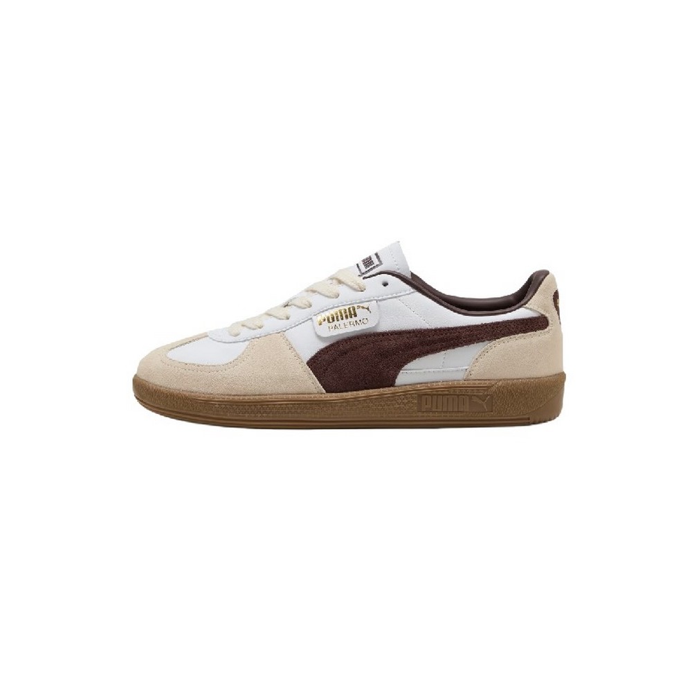 PUMA PALERMO LTH 396464 UNISEX ΠΑΠΟΥΤΣΙ WHITE/BROWN