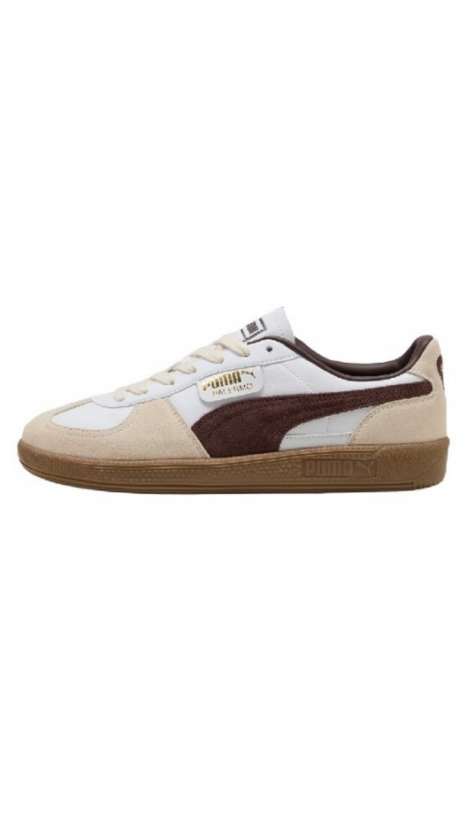 PUMA PALERMO LTH 396464 UNISEX ΠΑΠΟΥΤΣΙ WHITE/BROWN