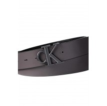 CALVIN KLEIN  MNGRM PLQ BCKL 35MM ΖΩΝΗ ΑΝΔΡΙΚΗ BLACK/GREY