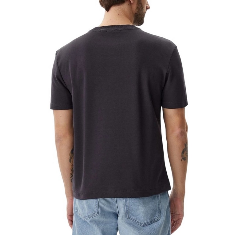CALVIN KLEIN JEANS LABEL TEE T-SHIRT ΜΠΛΟΥΖΑ ΑΝΔΡΙΚΗ GREY