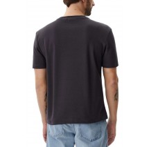 CALVIN KLEIN JEANS LABEL TEE T-SHIRT ΜΠΛΟΥΖΑ ΑΝΔΡΙΚΗ GREY