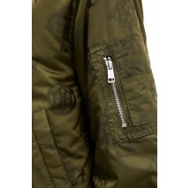 GUESS PHILOMENE LOGO BOMBER ΜΠΟΥΦΑΝ ΓΥΝΑΙΚΕΙΟ KHAKI