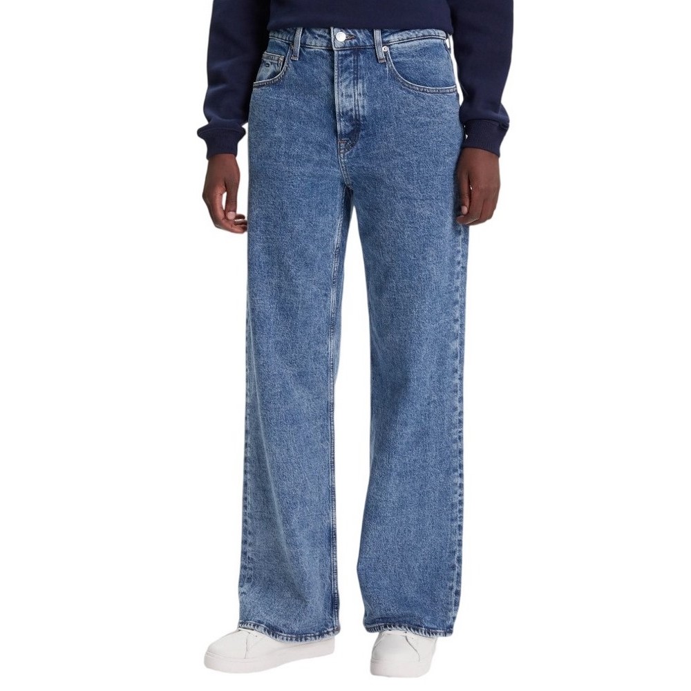 TOMMY JEANS MIA MR RLXD STR CBF AI4136 ΠΑΝΤΕΛΟΝΙ ΓΥΝΑΙΚΕΙΟ BLUΕ DENIM