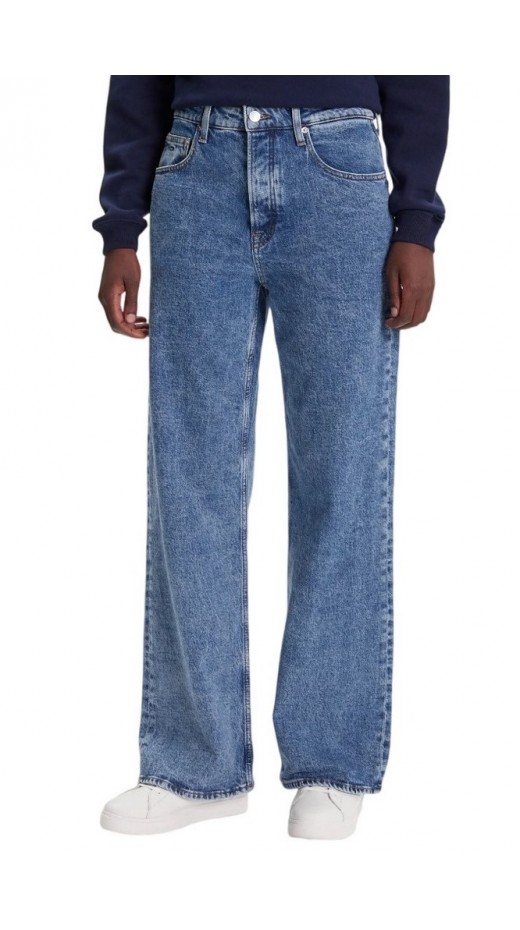 TOMMY JEANS MIA MR RLXD STR CBF AI4136 ΠΑΝΤΕΛΟΝΙ ΓΥΝΑΙΚΕΙΟ BLUΕ DENIM