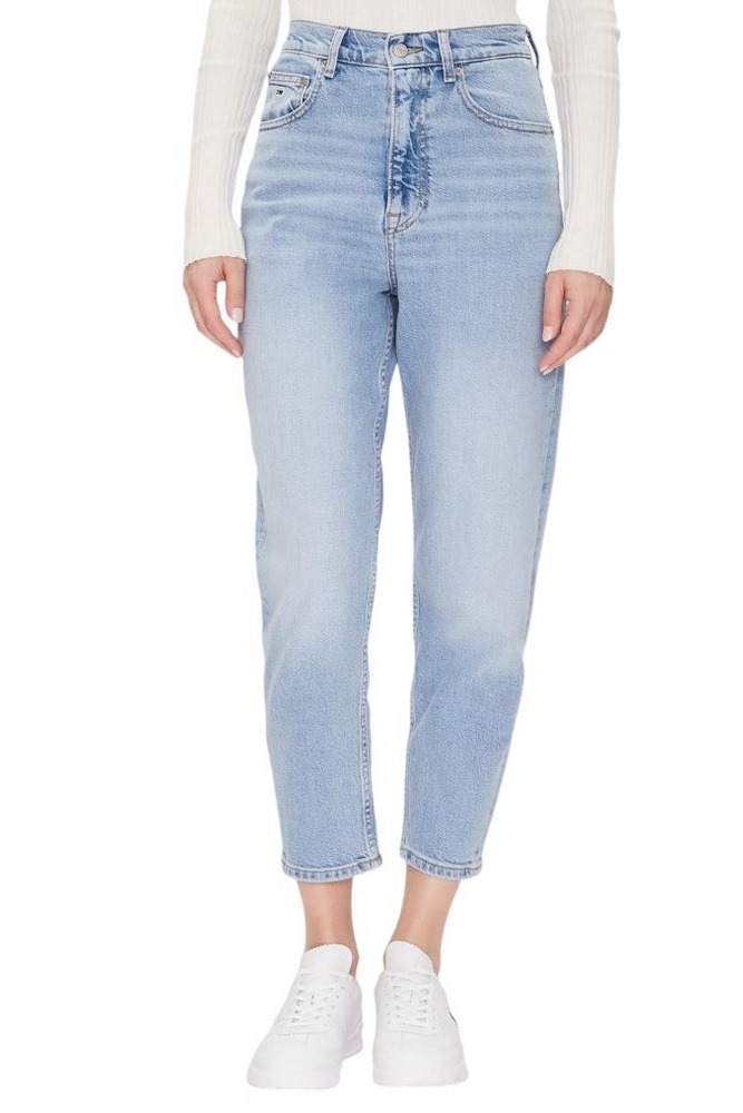 TOMMY JEANS MOM JEAN UH TPR BI0112 ΠΑΝΤΕΛΟΝΙ ΓΥΝΑΙΚΕΙΟ DENIM LIGHT