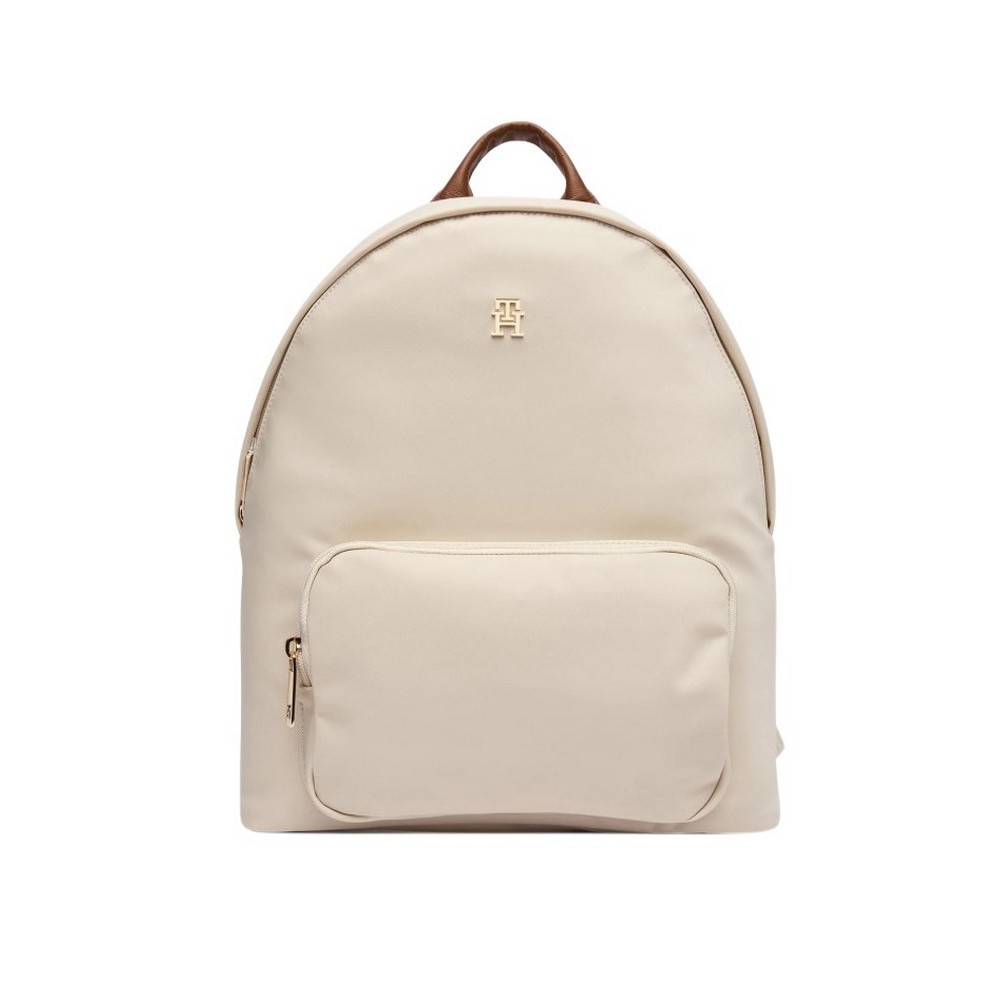 TOMMY HILFIGER POPETTE DOME BACKPACK ΤΣΑΝΤΑ ΓΥΝΑΙΚΕΙΑ CREAMY WHITE