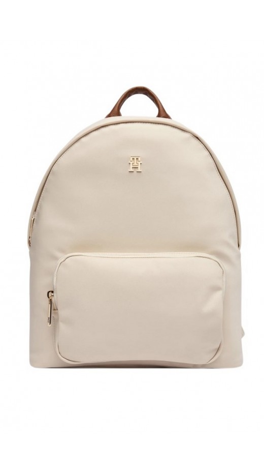 TOMMY HILFIGER POPETTE DOME BACKPACK ΤΣΑΝΤΑ ΓΥΝΑΙΚΕΙΑ CREAMY WHITE