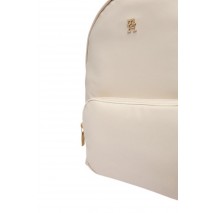 TOMMY HILFIGER POPETTE DOME BACKPACK ΤΣΑΝΤΑ ΓΥΝΑΙΚΕΙΑ CREAMY WHITE