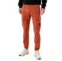 CALVIN KLEIN JEANS SKINNY WASHED CARGO PANT ΠΑΝΤΕΛΟΝΙ ΑΝΔΡΙΚΟ ORANGE