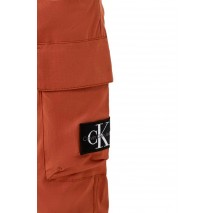 CALVIN KLEIN JEANS SKINNY WASHED CARGO PANT ΠΑΝΤΕΛΟΝΙ ΑΝΔΡΙΚΟ ORANGE