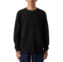 LEVIS® LS RLX THERMAL TEE ΜΠΛΟΥΖΑ ΠΛΕΚΤΗ ΑΝΔΡΙΚΗ BLACK