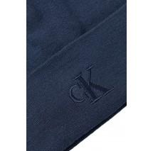 CALVIN KLEIN FINE RIB BEANIE ΣΚΟΥΦΟΣ ΑΝΔΡΙΚΟΣ DENIM DARK