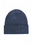 CALVIN KLEIN FINE RIB BEANIE ΣΚΟΥΦΟΣ ΑΝΔΡΙΚΟΣ DENIM DARK