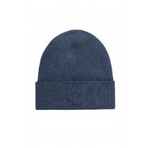 CALVIN KLEIN FINE RIB BEANIE ΣΚΟΥΦΟΣ ΑΝΔΡΙΚΟΣ DENIM DARK