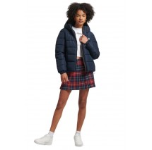 SUPERDRY ΜΠΟΥΦΑΝ HOODED SPIRIT SPORTS PUFFER ΓΥΝΑΙΚΕΙΟ NAVY
