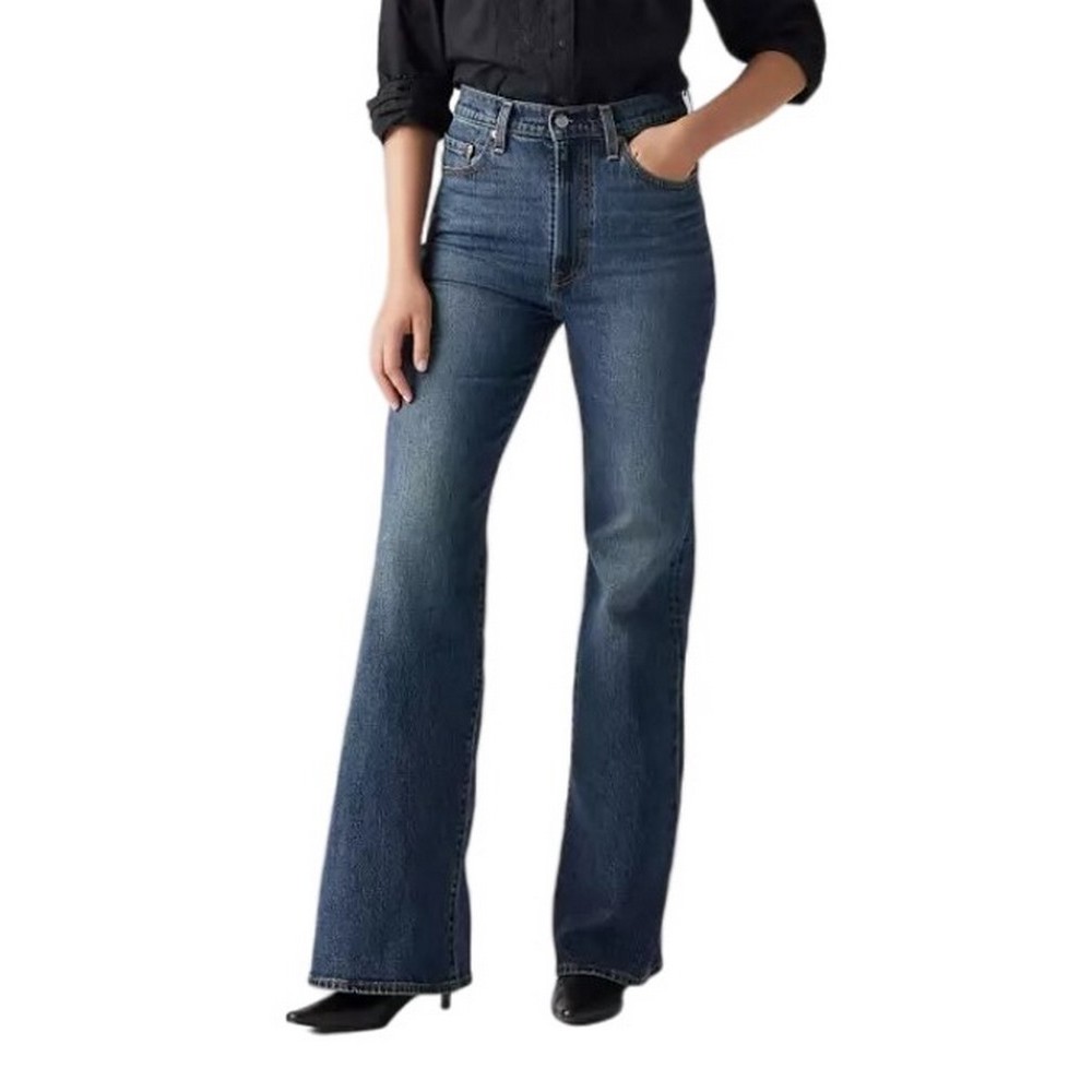 LEVIS® RIBCAGE BELLS  DENIM ΠΑΝΤΕΛΟΝΙ ΓΥΝΑΙΚΕΙΟ BLUΕ DENIM