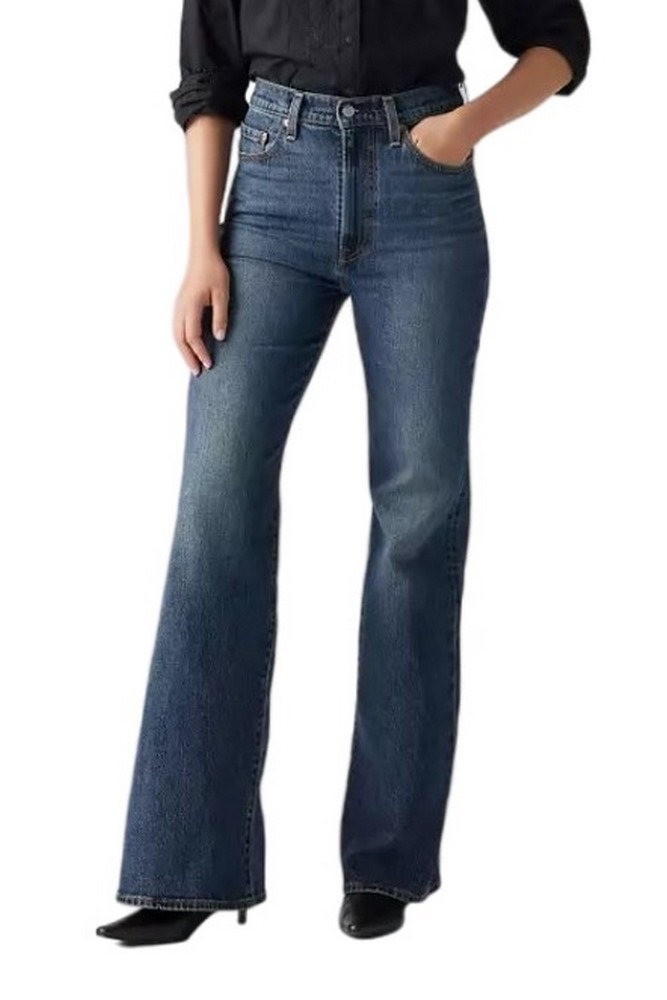 LEVIS® RIBCAGE BELLS  DENIM ΠΑΝΤΕΛΟΝΙ ΓΥΝΑΙΚΕΙΟ BLUΕ DENIM