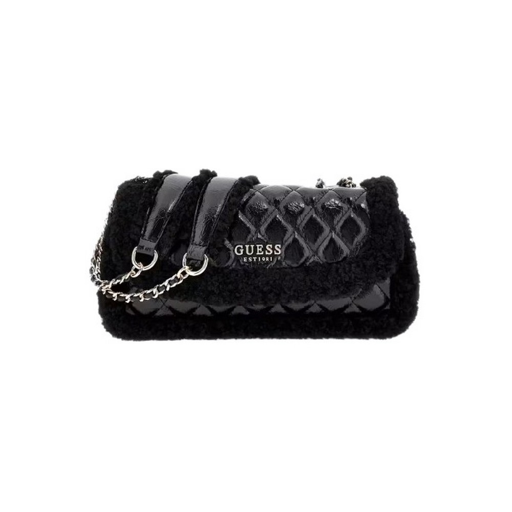 GUESS CRISTI CONVERTIBLE XBODY FLAP ΤΣΑΝΤΑ ΓΥΝΑΙΚΕΙΑ BLACK