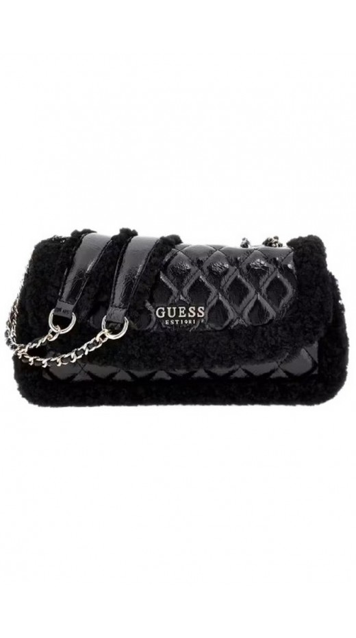 GUESS CRISTI CONVERTIBLE XBODY FLAP ΤΣΑΝΤΑ ΓΥΝΑΙΚΕΙΑ BLACK