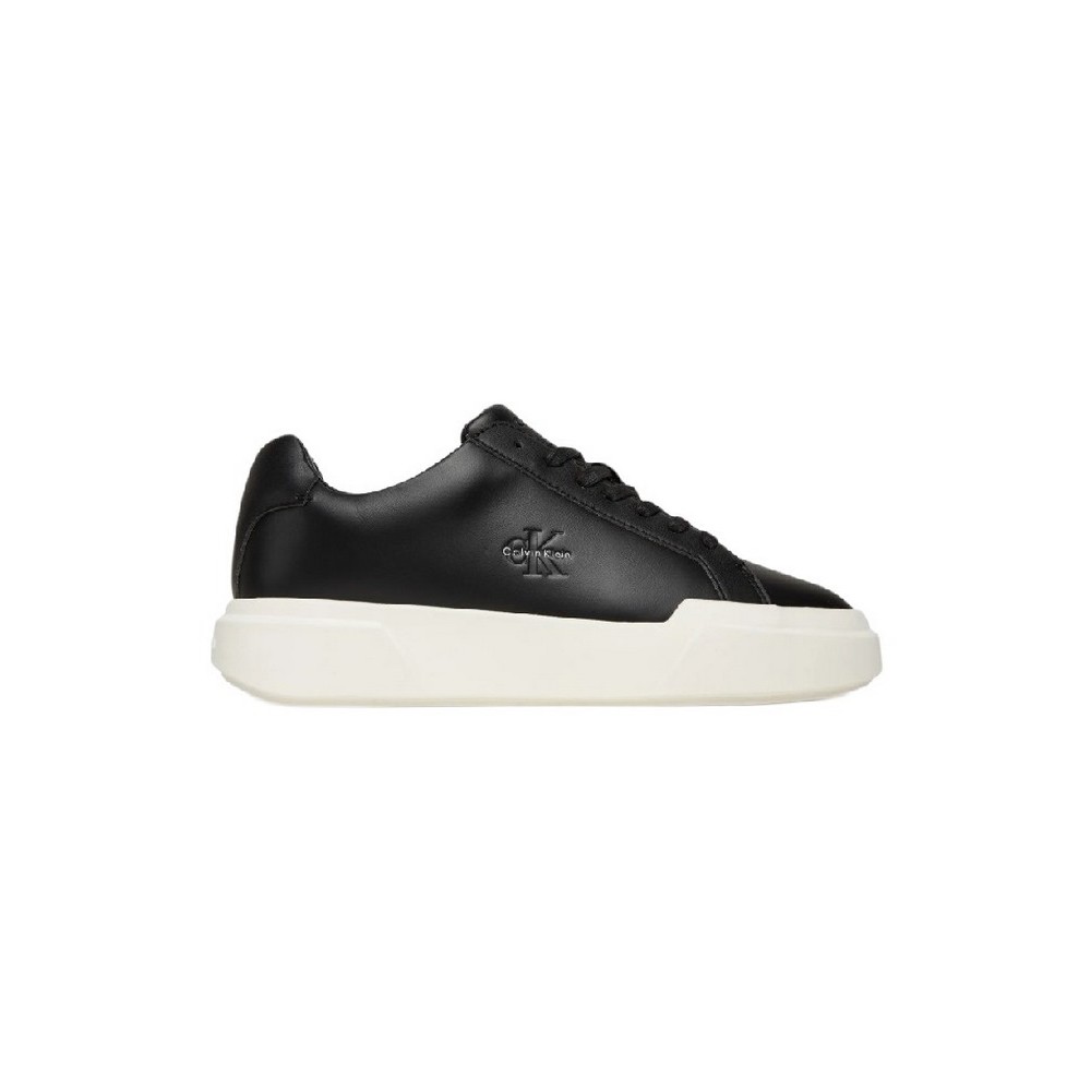 CALVIN KLEIN JEANS CHUNKY CUPSOLE LACEUP LTH WN ΠΑΠΟΥΤΣΙ ΓΥΝΑΙΚΕΙΟ BLACK/WHITE