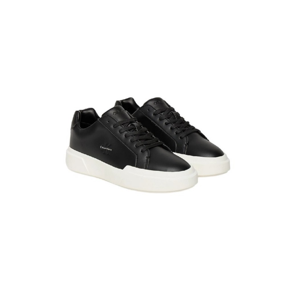 CALVIN KLEIN JEANS CHUNKY CUPSOLE LACEUP LTH WN ΠΑΠΟΥΤΣΙ ΓΥΝΑΙΚΕΙΟ BLACK/WHITE