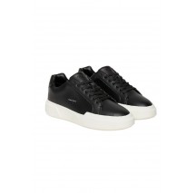 CALVIN KLEIN JEANS CHUNKY CUPSOLE LACEUP LTH WN ΠΑΠΟΥΤΣΙ ΓΥΝΑΙΚΕΙΟ BLACK/WHITE