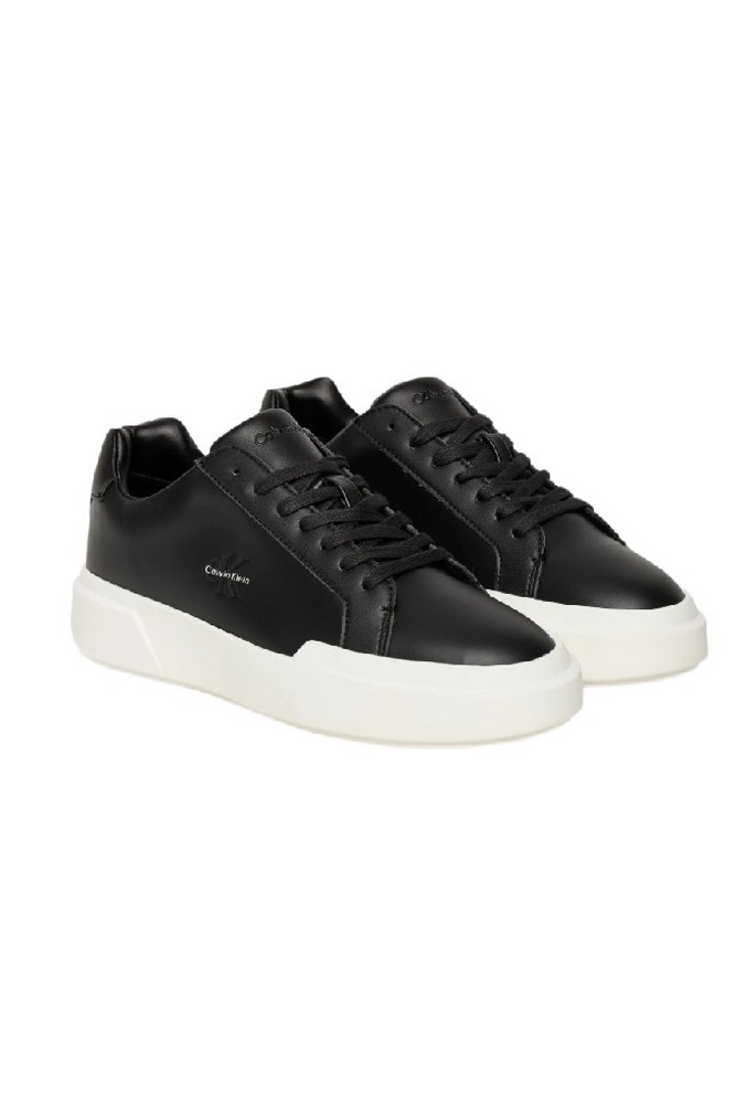 CALVIN KLEIN JEANS CHUNKY CUPSOLE LACEUP LTH WN ΠΑΠΟΥΤΣΙ ΓΥΝΑΙΚΕΙΟ BLACK/WHITE