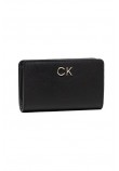 CALVIN KLEIN JEANS BILLFOLD FRENCH WALLET ΠΟΡΤΟΦΟΛΙ ΓΥΝΑΙΚΕΙΟ BLACK