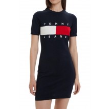 TOMMY JEANS FLAG SWEATER DRESS ΦΟΡΕΜΑ ΓΥΝΑΙΚΕΙΟ NAVY