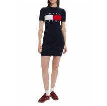 TOMMY JEANS FLAG SWEATER DRESS ΦΟΡΕΜΑ ΓΥΝΑΙΚΕΙΟ NAVY
