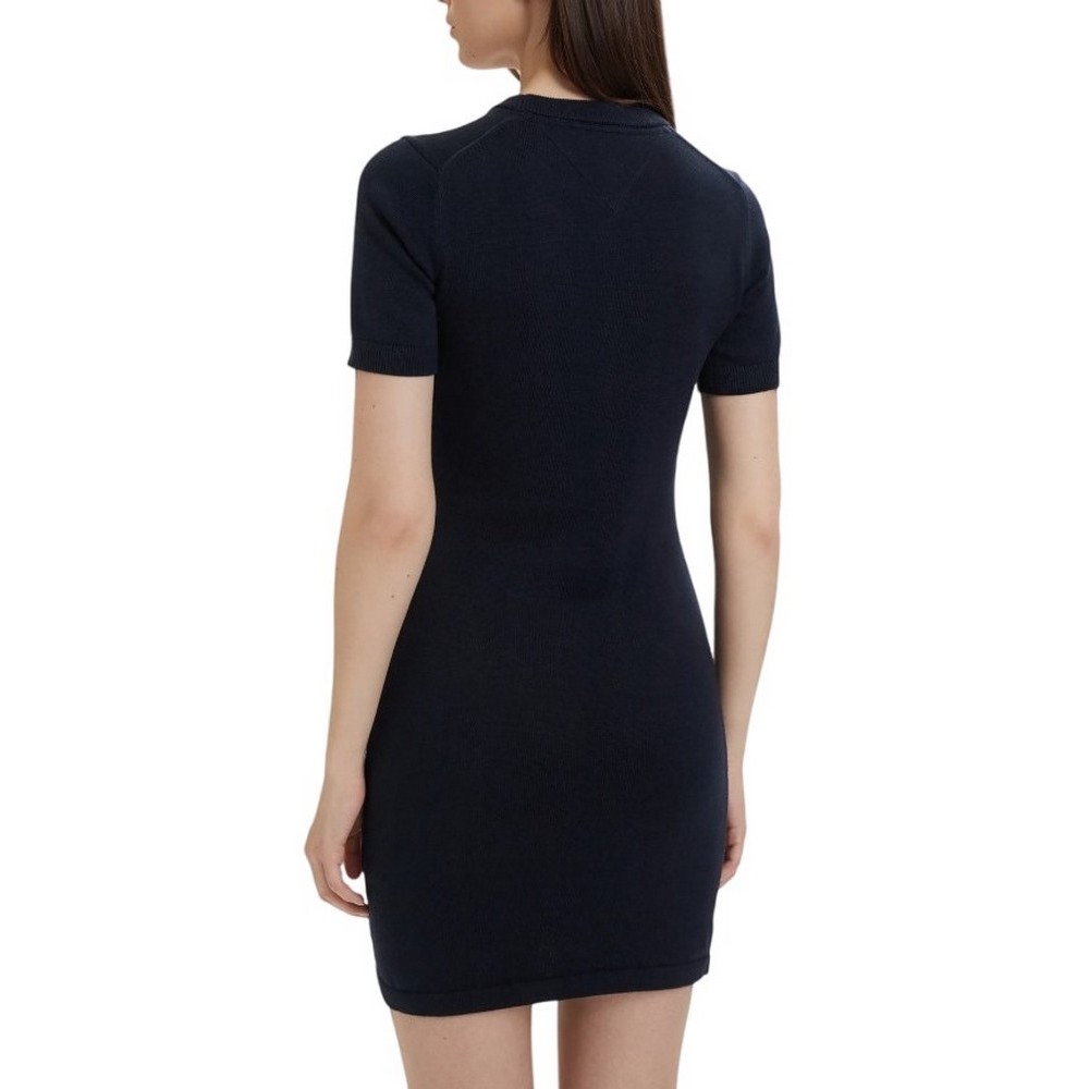 TOMMY JEANS FLAG SWEATER DRESS ΦΟΡΕΜΑ ΓΥΝΑΙΚΕΙΟ NAVY