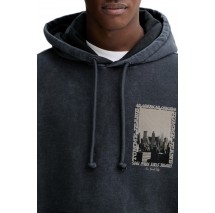 TOMMY JEANS 90S WSHD PHOTO CITY HOOD ΦΟΥΤΕΡ ΜΠΛΟΥΖΑ ΑΝΔΡΙΚΗ BLACK