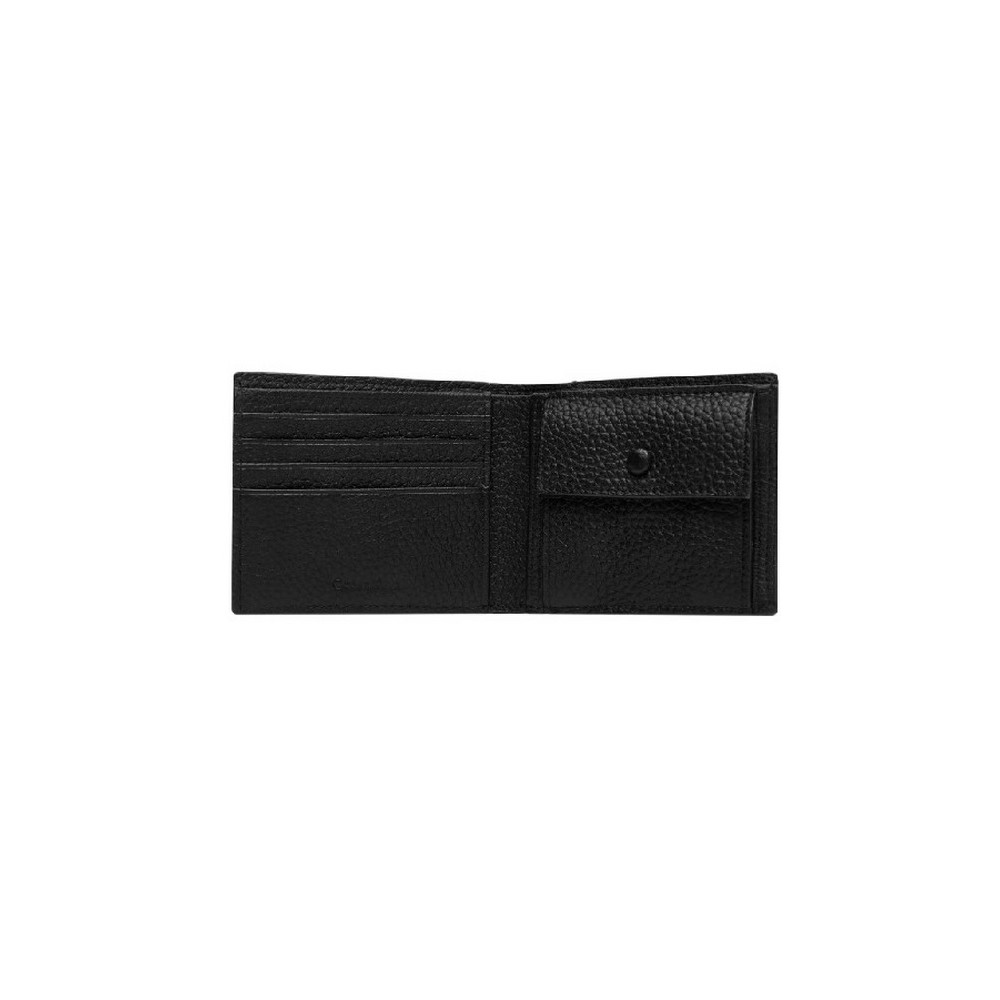 CALVIN KLEIN FOIL EMBOSS EW BILLFOLD W COIN ΠΟΡΤΟΦΟΛΙ ΑΝΔΡΙΚΟ BLACK