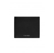 CALVIN KLEIN FOIL EMBOSS EW BILLFOLD W COIN ΠΟΡΤΟΦΟΛΙ ΑΝΔΡΙΚΟ BLACK