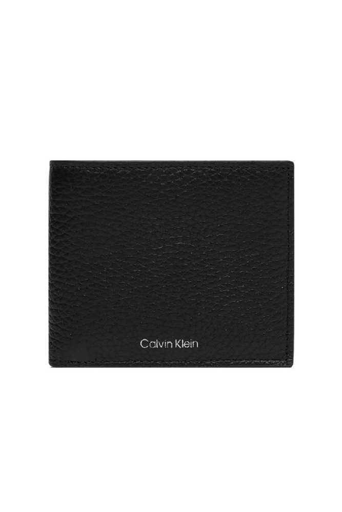 CALVIN KLEIN FOIL EMBOSS EW BILLFOLD W COIN ΠΟΡΤΟΦΟΛΙ ΑΝΔΡΙΚΟ BLACK