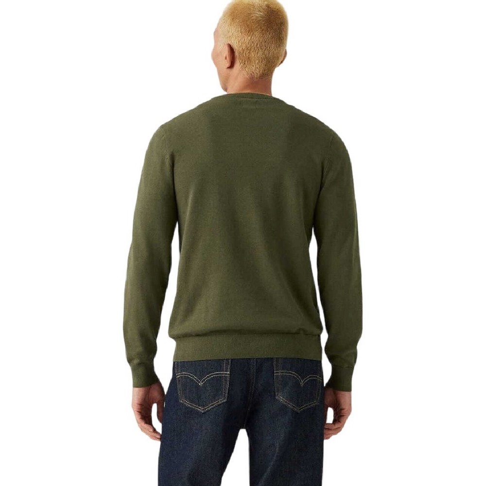 LEVIS® LIGHTWEIGHT HM SWEATER ΜΠΛΟΥΖΑ ΠΛΕΚΤΗ ΑΝΔΡΙΚΗ GREEN