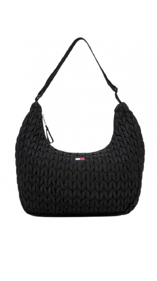 TOMMY JEANS URBAN LARGE QUILTED X-BODY ΤΣΑΝΤΑ ΓΥΝΑΙΚΕΙΑ BLACK