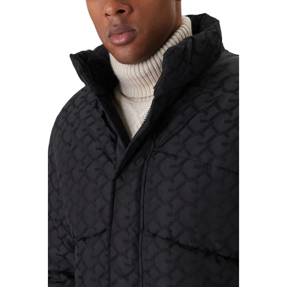 GUESS CHAIN PUFFA JACKET ΜΠΟΥΦΑΝ ΑΝΔΡΙΚΟ BLACK