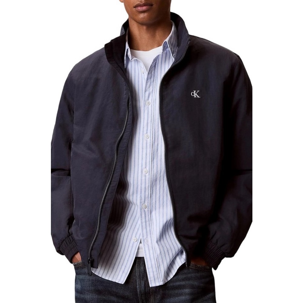 CALVIN KLEIN JEANS LS PADDED NYLON HARRINGTON JACKET ΜΠΟΥΦΑΝ ΑΝΔΡΙΚΟ NAVY