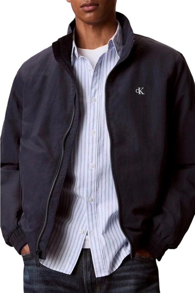 CALVIN KLEIN JEANS LS PADDED NYLON HARRINGTON JACKET ΜΠΟΥΦΑΝ ΑΝΔΡΙΚΟ NAVY