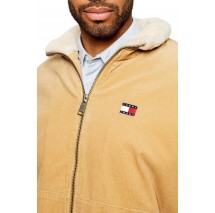 TOMMY JEANS WASHED CORDUROY JACKET ΜΠΟΥΦΑΝ ΑΝΔΡΙΚΟ BEIGE