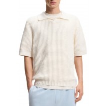 HUGO BOSS SPERO 10277631 T-SHIRT ΜΠΛΟΥΖΑ ΑΝΔΡΙΚΗ OFF WHITE