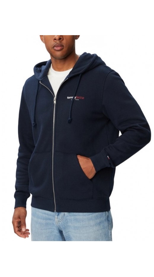 TOMMY JEANS REG DNA BACKPRINT FZ HD ΖΑΚΕΤΑ ΦΟΥΤΕΡ ΑΝΔΡΙΚΗ NAVY