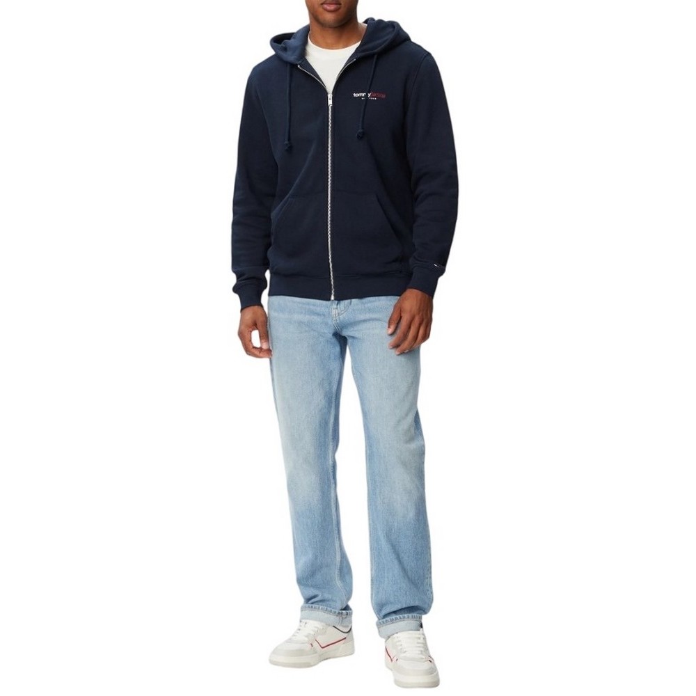 TOMMY JEANS REG DNA BACKPRINT FZ HD ΖΑΚΕΤΑ ΦΟΥΤΕΡ ΑΝΔΡΙΚΗ NAVY
