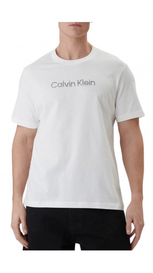 CALVIN KLEIN 20S EU WHOLESALE SPORTSWEAR GRAP T-SHIRT ΜΠΛΟΥΖΑ ΑΝΔΡΙΚΗ BRIGHT WHITE