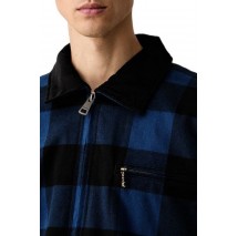 HUGO BOSS BAKER CASUAL JACKET ΜΠΟΥΦΑΝ ΑΝΔΡΙΚΟ BLUE/BLACK