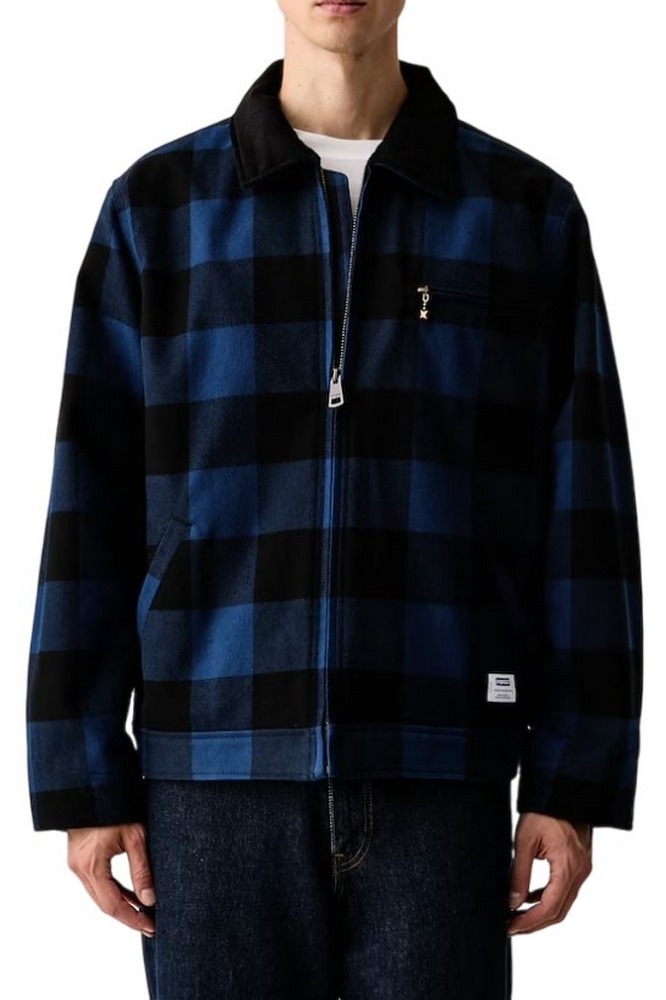 HUGO BOSS BAKER CASUAL JACKET ΜΠΟΥΦΑΝ ΑΝΔΡΙΚΟ BLUE/BLACK