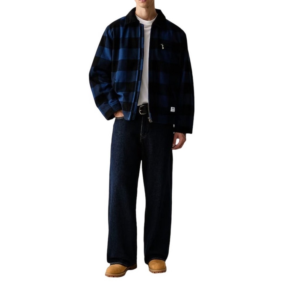 HUGO BOSS BAKER CASUAL JACKET ΜΠΟΥΦΑΝ ΑΝΔΡΙΚΟ BLUE/BLACK