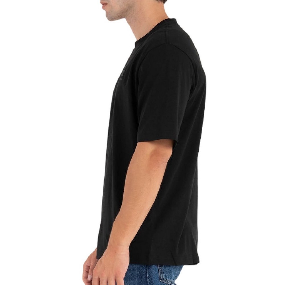 HUGO BOSS NOSTERIO JERSEY T-SHIRT ΜΠΛΟΥΖΑ ΑΝΔΡΙΚΗ BLACK