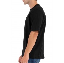 HUGO BOSS NOSTERIO JERSEY T-SHIRT ΜΠΛΟΥΖΑ ΑΝΔΡΙΚΗ BLACK